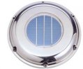 Solar Fan/Vent Lo Profile Stainless Steel Cowl Day & Night