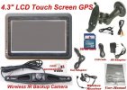 WIRELESS License Plate Camera with GPS 4.3 inch LCD/Bluetooth
