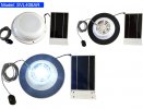 Solar Vent/Fan+LED LITE, ABS Cowl W/Remote On/Off Control