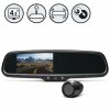Backup Camera System With Flush Mount Camera And Mirror Monitor
