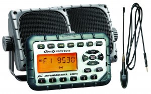 Jensen Heavy Duty Mini Waterproof Radio Complete Package