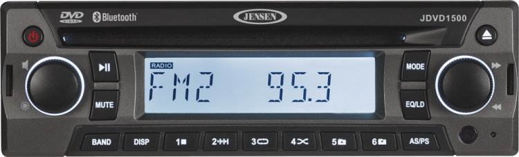 Jensen 12 Volt AM/FM/CD/DVD/Bluetooth Player - Click Image to Close