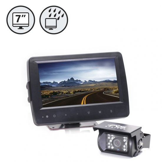 Backup Camera System with Waterproof Monitor - Click Image to Close