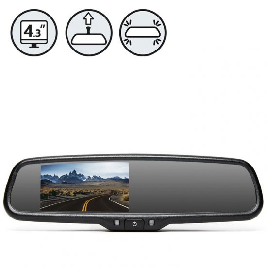 G-Series Rear View Replacement Mirror Monitor - Click Image to Close
