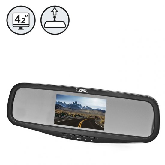4.2" Rear View Replacement Mirror Monitor - Click Image to Close