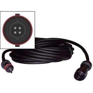 50 ft Round Male to Round Female Extension Cable for Audio