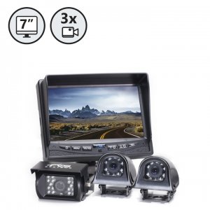 Backup Camera System With Side Cameras