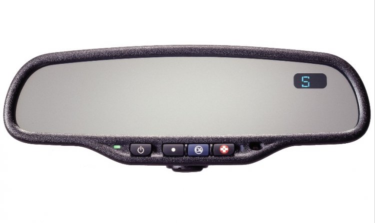 Gentex Auto-Dimming Rearview Mirror w/Compass / OnStar Retention - Click Image to Close