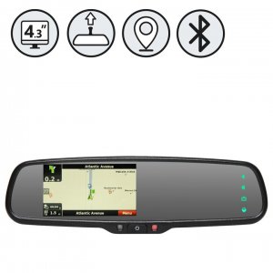 G-Series Rear View Replacement Mirror Monitor w/ Navigation & BT