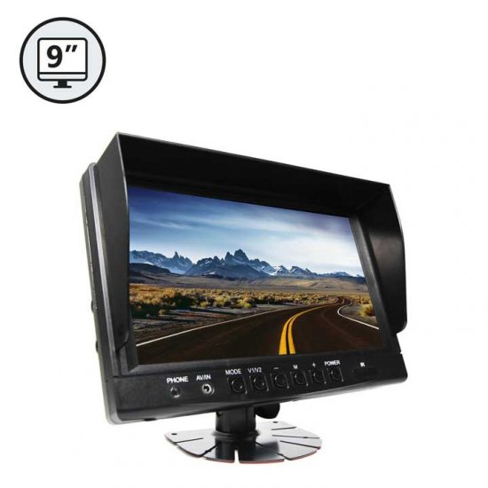 9" TFT LCD Digital Color Rear View Monitor - Click Image to Close