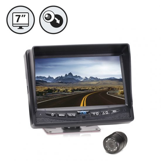 Backup Camera System with Flush Mount Camera - Click Image to Close