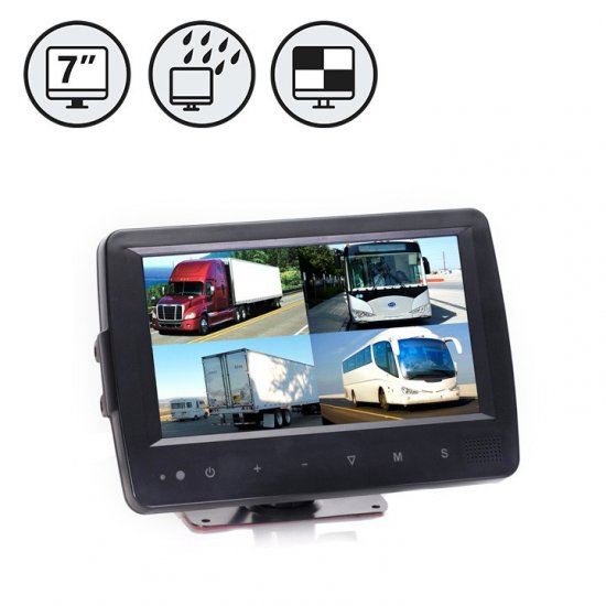 Waterproof Quad View Monitor - Click Image to Close