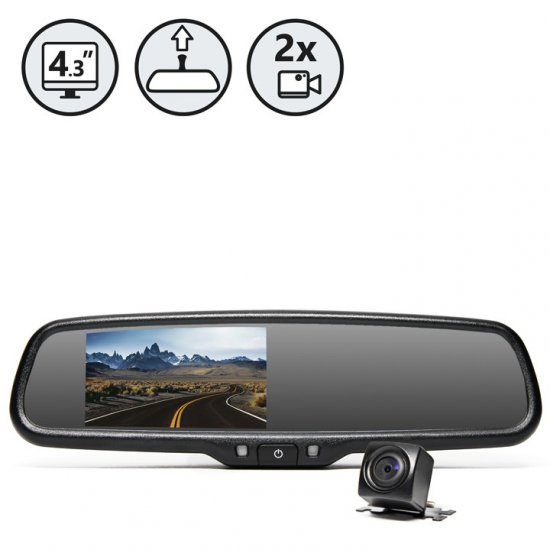 G-Series Backup Camera System With Built-In Hidden Dash Camera - Click Image to Close