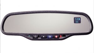Gentex Auto-Dimming Rearview Mirror w/ Compass, Temperature