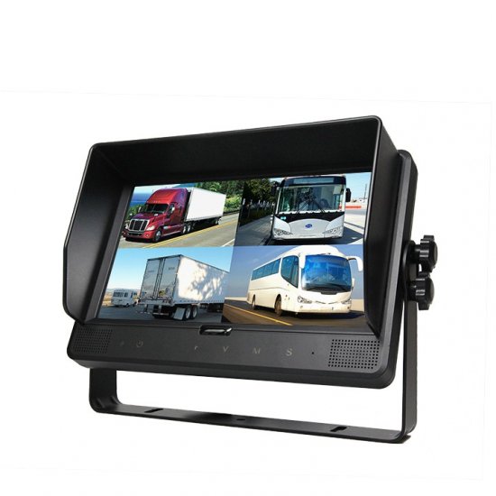 9" TFT LCD Digital Quad View Color Monitor - Click Image to Close