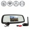 Wireless Backup Camera System with Mirror Monitor