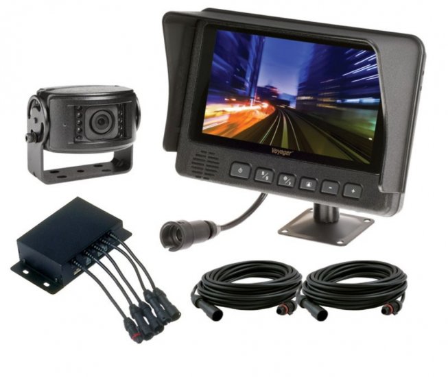Heavy Duty 7 in Waterproof LCD Monitor Single Camera System - Click Image to Close