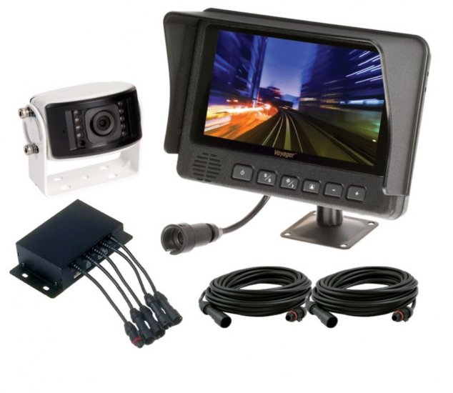 Heavy Duty 7" Waterproof LCD Monitor Single Camera System - Click Image to Close
