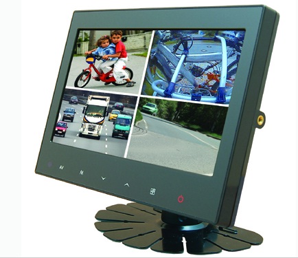 7 inch Monitor w/6 Inputs/ Quad Screen Capable - Click Image to Close