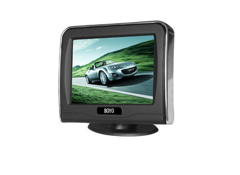 BOYO 3.5 Stand Alone Back-up Monitor for use with BOYO Cameras - Click Image to Close