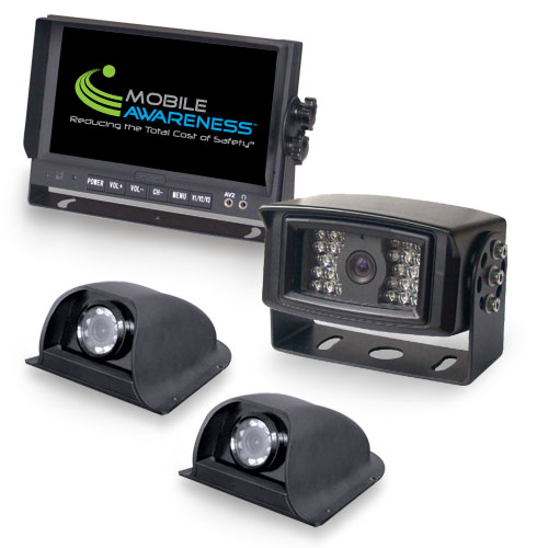 VisionStat Triple Side View Camera System (7.0 Wired Monitor) - Click Image to Close