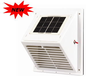 SUNVENTOR Solar Mini Wall Fan Mobile Solar Type - Click Image to Close