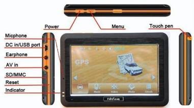 WIRELESS Clip-on Camera with GPS 5 inch LCD & Bluetooth - Click Image to Close