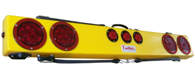 48 inch Heavy Duty Tow Lights - Side Markers - 3 Dot - Click Image to Close