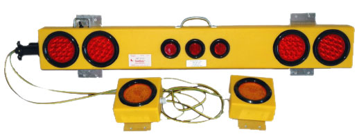 48 inch Mobile Home Tow Lights - w/Strobe TM48MH-SK - Click Image to Close