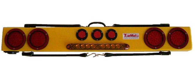 48 inch Heavy Duty Tow Lights - w/Strobe and MSide Markers - Click Image to Close