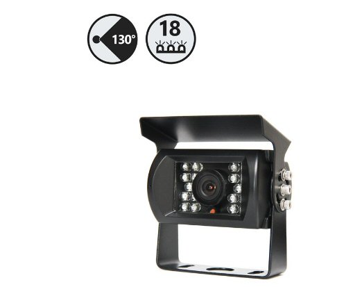 130° Backup Camera with 18 Infra-Red Illuminators - Click Image to Close